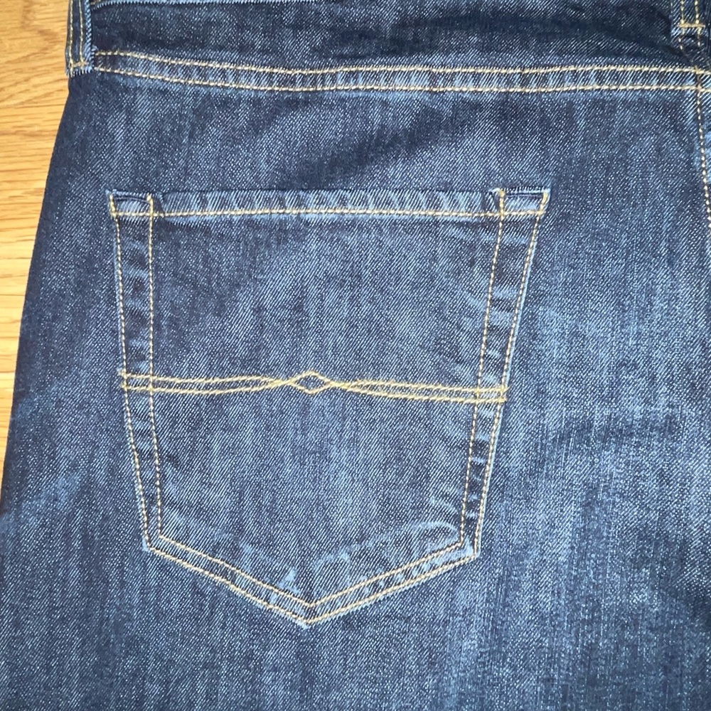 Lucky Brand Men’s 410 Athletic Slim Size 40x30 Dark Blue Excellent Condition - Picture 9 of 16